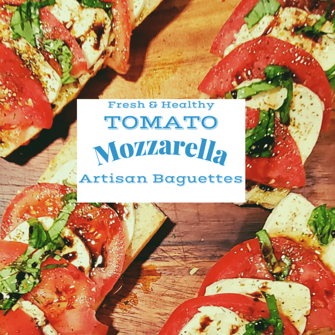 Tomato Mozzarella baguettes