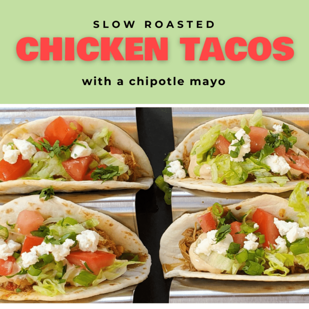 chicken, taco, slow roasted, pulled chicken
