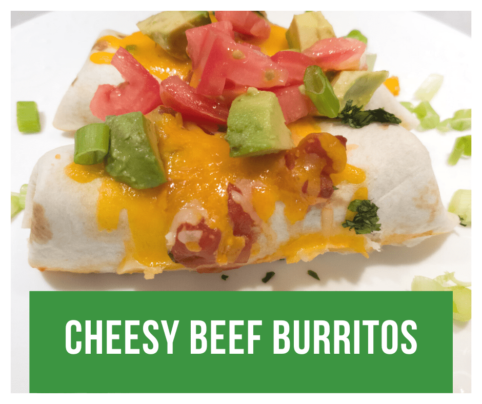Cheesey Beef Burritos