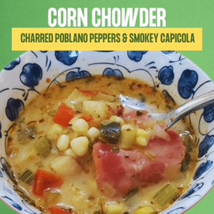 corn chowder, soup, lunch