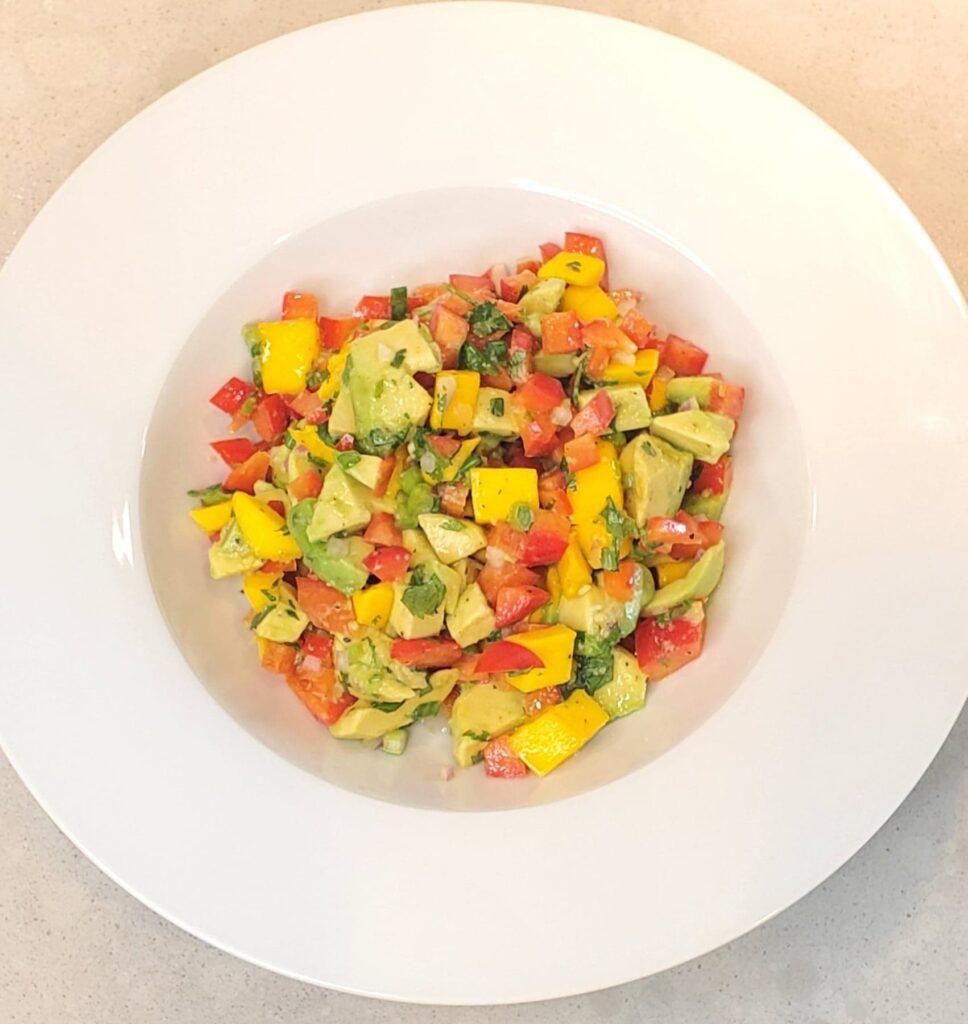 Mango Avocado Salsa Topper