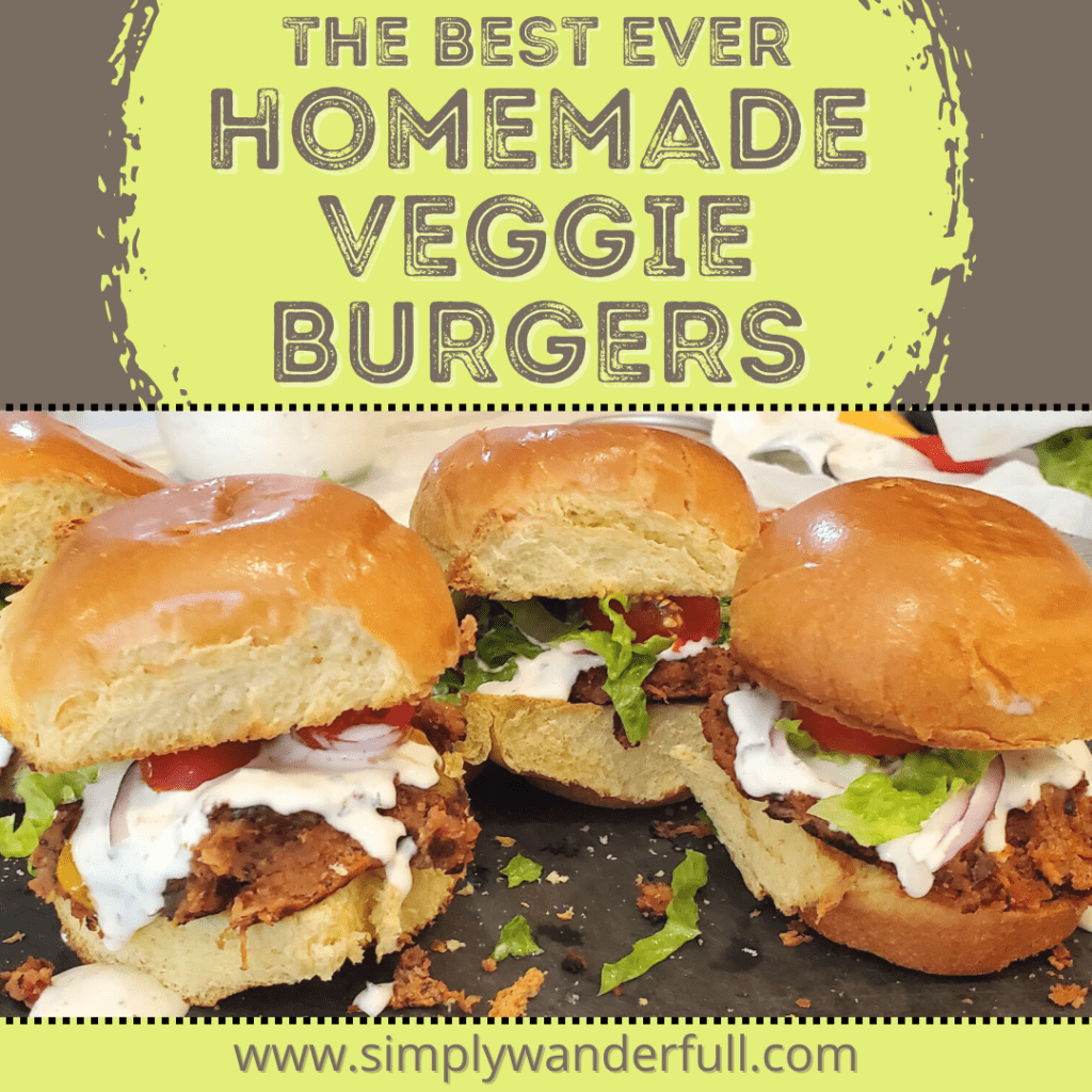 The Best Ever Homemade Veggie Burgers