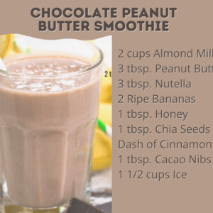 Chocolate Peanut Butter Smoothie