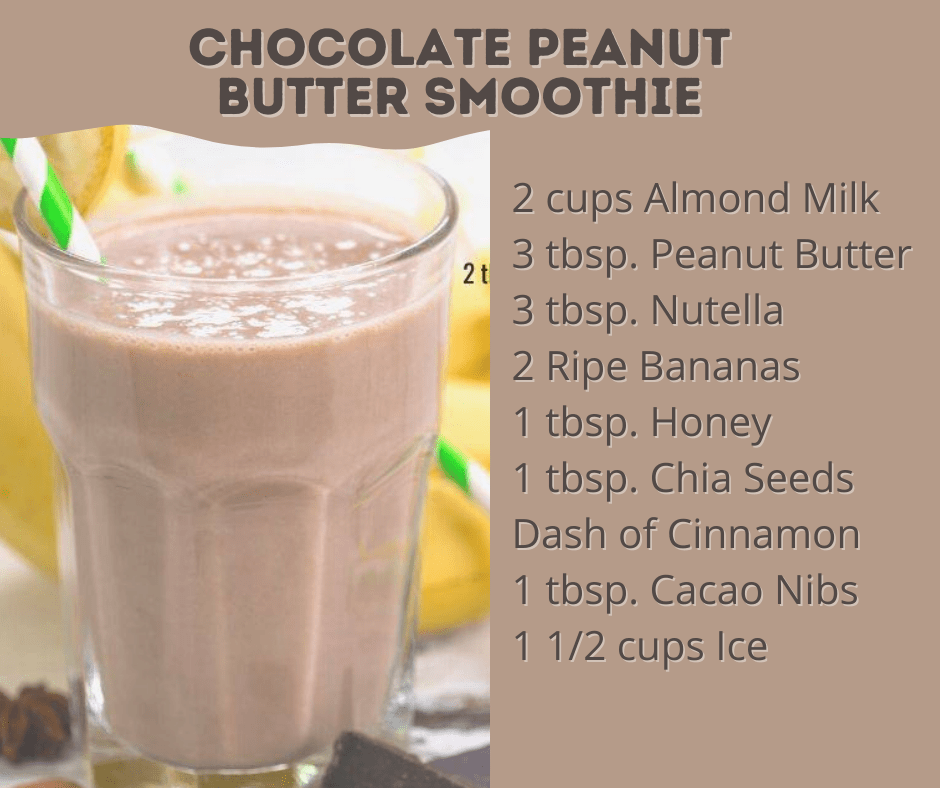 Chocolate Peanut Butter Smoothie