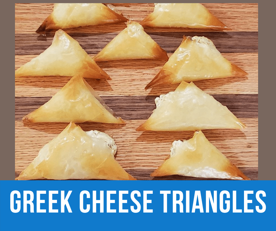 Greek Feta Cheese Triangles