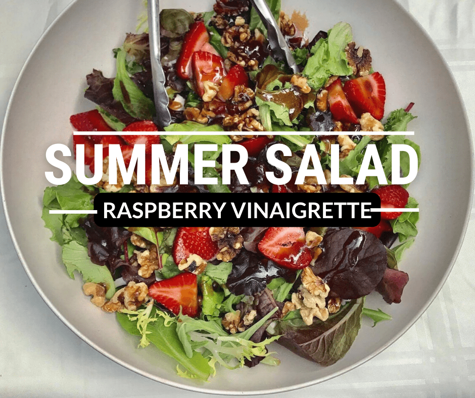 summer salad raspberry vinaigrette