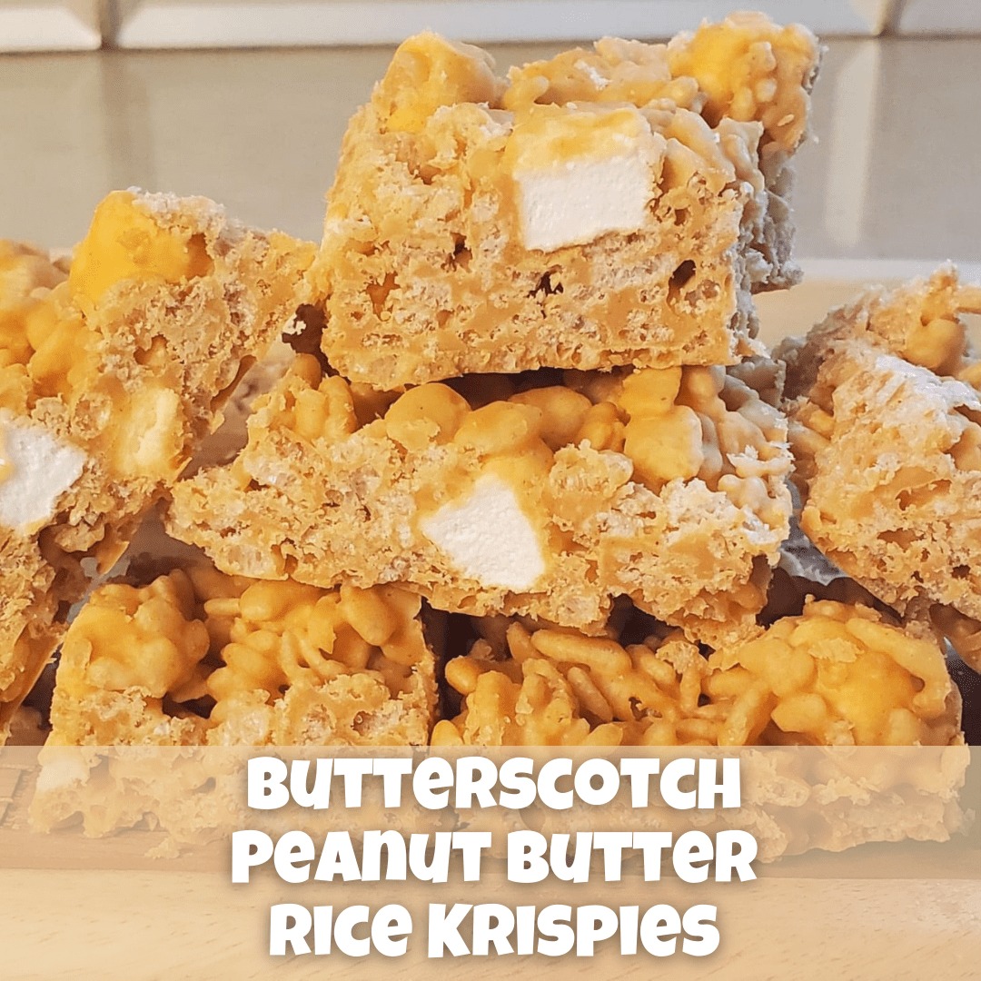 Peanut Butter & Butterscotch Rice Krispies | Simply Wanderfull