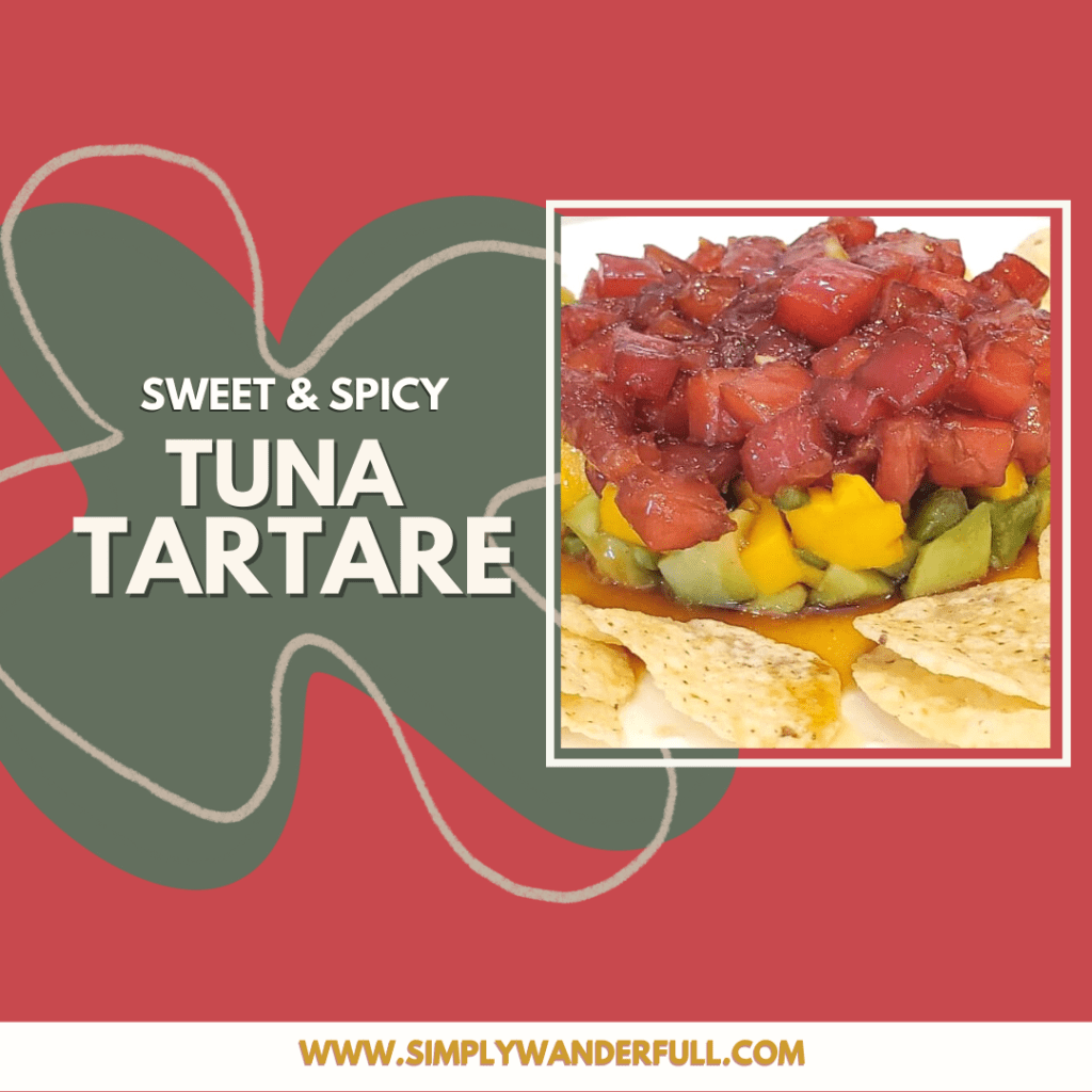 Sweet & Spicy Tuna Tartare