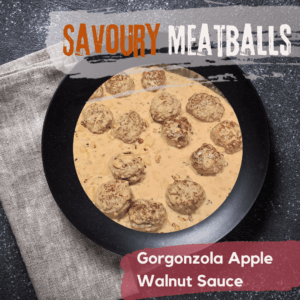 Savoury-Meatballs-Gorgonzola-Apple-Walnut-Sauce