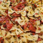 bow-tie-pasta-roasted-tomatoes-peppers
