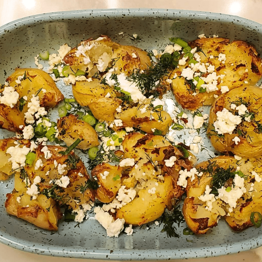 smashed-potatoes-greek-lemon