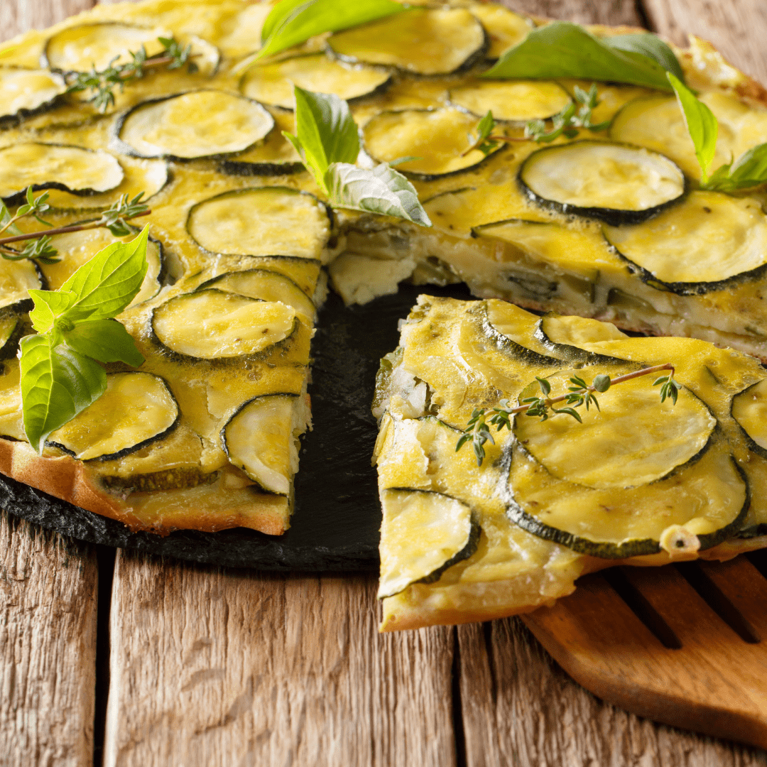 Scarpaccia A Rustic Italian Zucchini Tart Recipe Simply Wanderfull