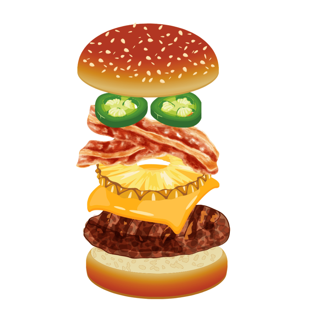 fancy-burger-toppings-simplywanderfull-grilled-pineapple-maple-bacon-guacamole-garlic-feta-sauce-recipe-ina-garten-burgers