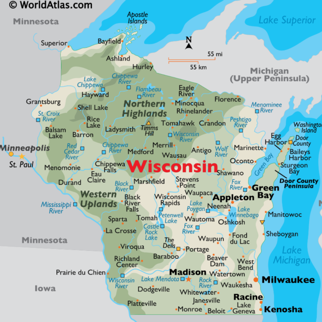 GB-Wisconsin-Map