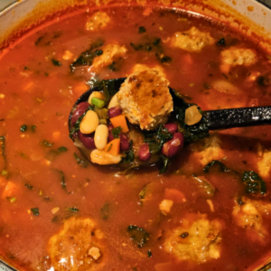 pasta-fagioli-simplywanderfull-recipe-with-meatballs